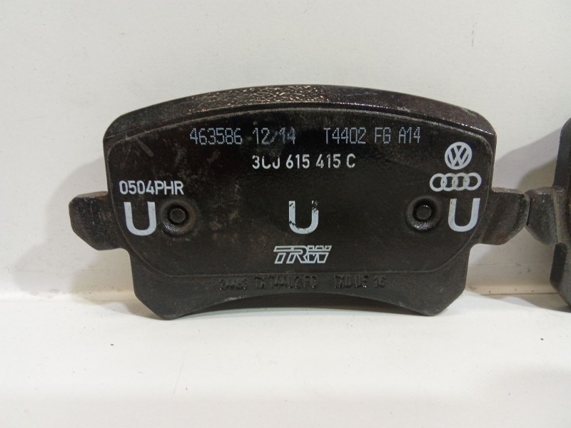 Recambio de pastillas de freno para volkswagen tiguan (5n_) 2.0 tdi 4motion referencia OEM IAM 3CO615415C  