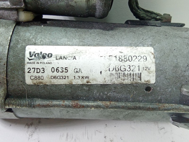 Recambio de motor arranque para fiat doblo cargo (263_) 1.6 d multijet referencia OEM IAM 51880229  