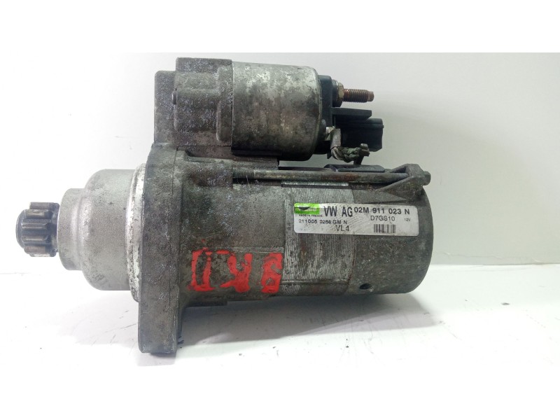 Recambio de motor arranque para audi a3 (8p) 2.0 tdi referencia OEM IAM 02M911023N  