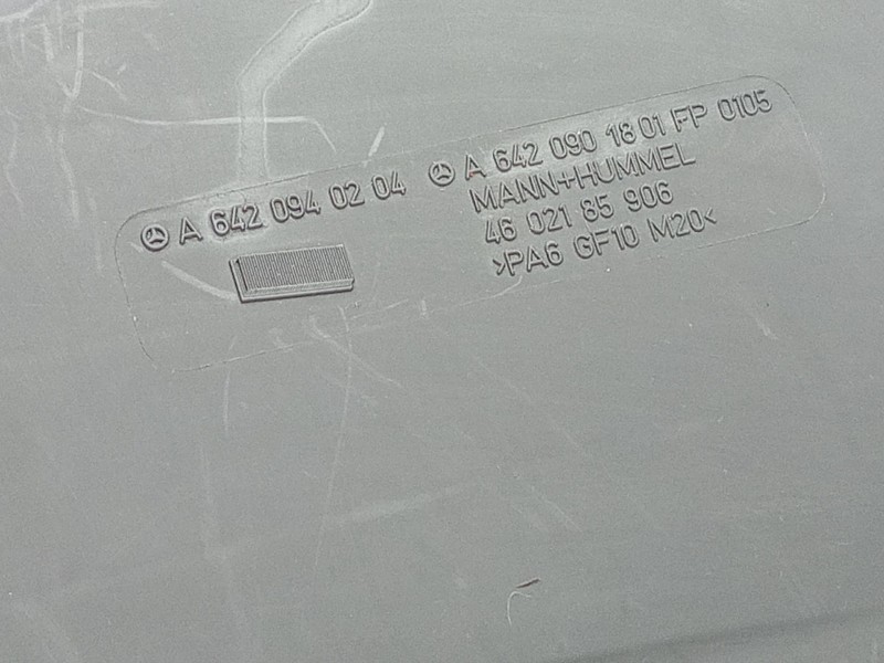 Recambio de caja filtro aire para mercedes-benz clase m (w164) ml 350 cdi (164.122) referencia OEM IAM A6420940204   Recambio de caja filtro aire para mercedes-benz clase m (w164) ml 350 cdi (164.122) referencia OEM IAM A6420940204