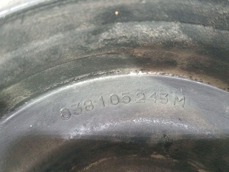 Recambio de polea cigueñal para audi a1 (8x1, 8xk) 2.0 tdi referencia OEM IAM 038105243M  