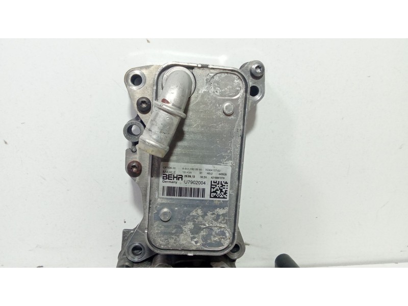 Recambio de enfriador aceite motor para mercedes-benz clase c (w204) c 200 cdi (204.001) referencia OEM IAM A6511800665  