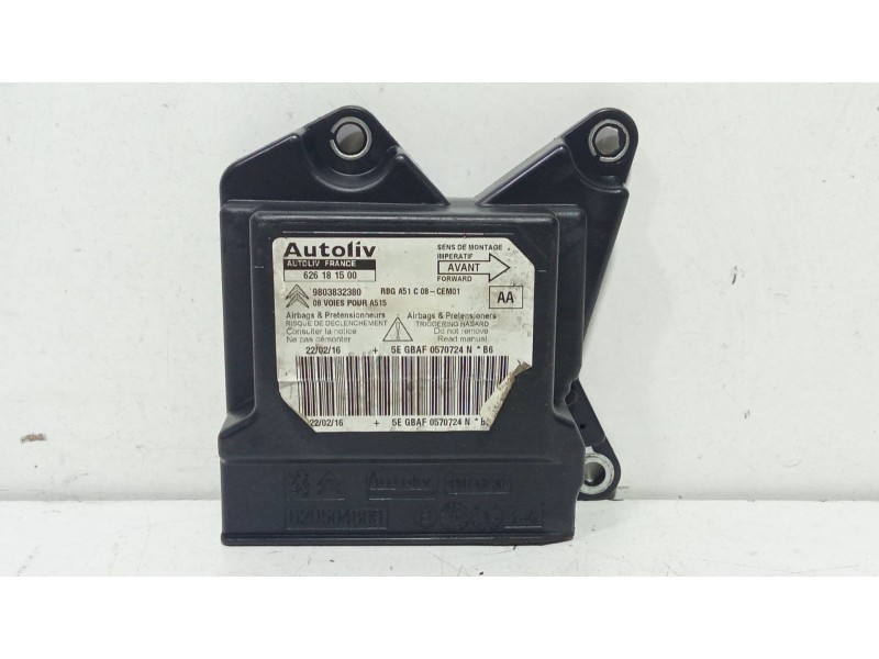 Recambio de centralita airbag para ds ds 3 (sa_) 1.2 vti 82 referencia OEM IAM 626181500  