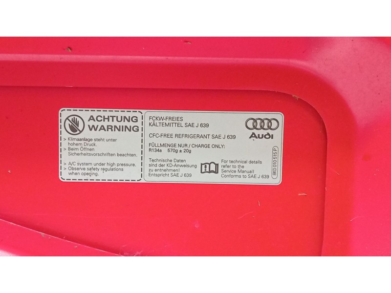 Recambio de capot delantero para audi a5 (8t3) 2.0 tdi referencia OEM IAM 8T0823029D  