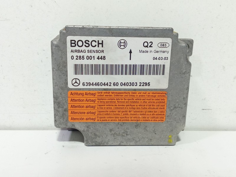 Recambio de centralita airbag para mercedes-benz vito (w639) basic, combi 111 cdi extralargo (639.605) referencia OEM IAM 028500