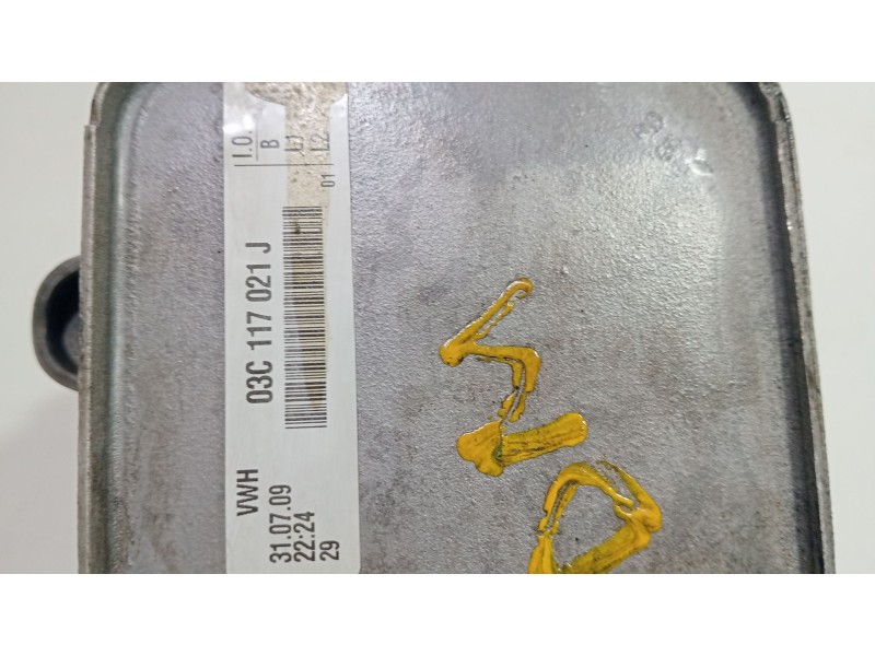 Recambio de enfriador aceite motor para volkswagen golf vi (5k1) 1.4 tsi referencia OEM IAM 03C117021J  
