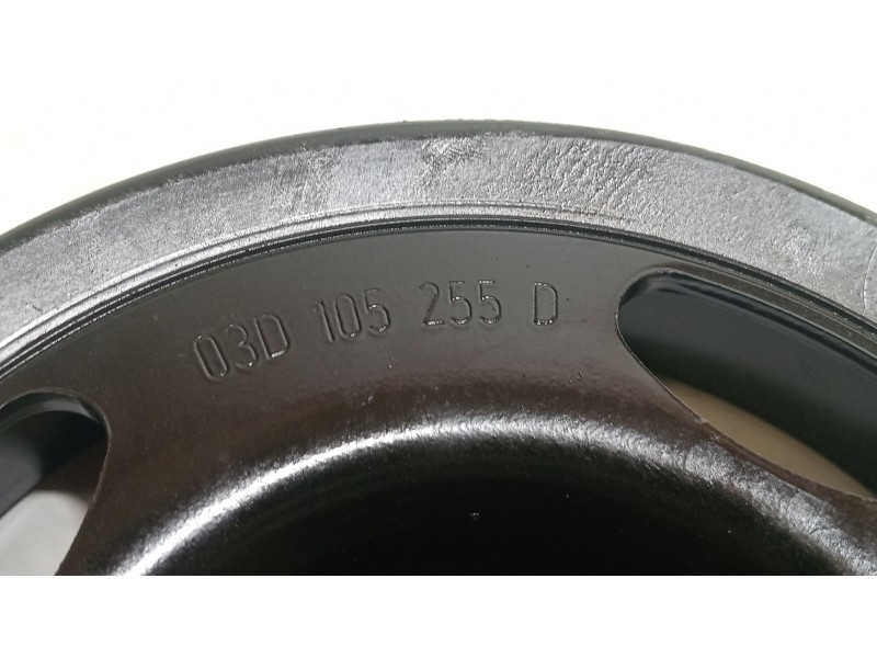 Recambio de polea cigueñal para volkswagen golf vi (5k1) 1.4 tsi referencia OEM IAM 03D105255D  