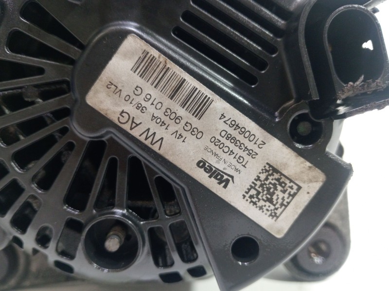 Recambio de alternador para audi a5 (8t3) 2.0 tdi referencia OEM IAM 03G903016GX  