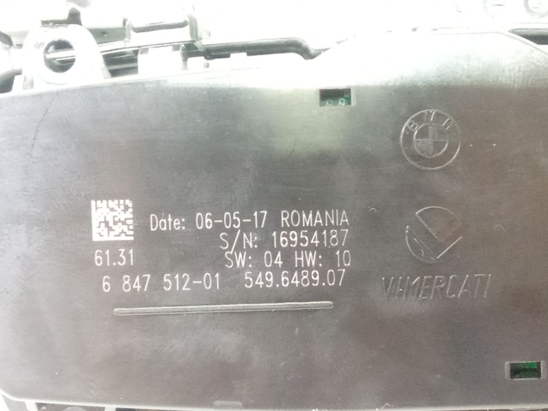 Recambio de mando luces para bmw 3 (f30, f80) 318 d referencia OEM IAM 684751201  