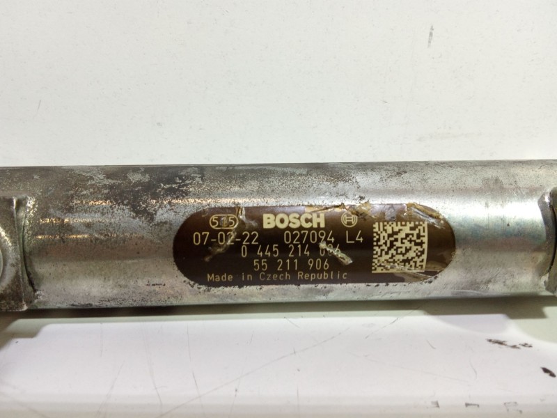 Recambio de rampa inyectora para fiat doblo (119) 1.3 16v jtd cat referencia OEM IAM 0445214086   Recambio de rampa inyectora para fiat doblo (119) 1.3 16v jtd cat referencia OEM IAM 0445214086