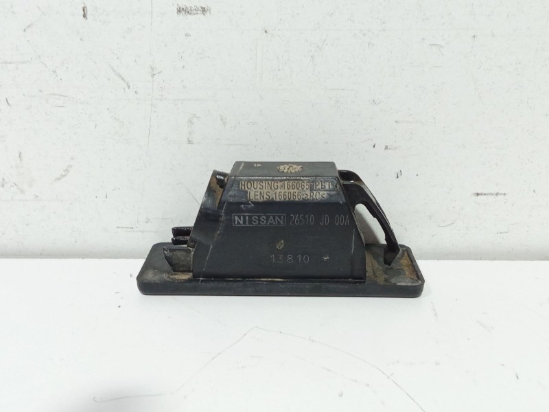 Recambio de piloto matricula para nissan qashqai i (j10, nj10) 1.5 dci referencia OEM IAM 26510JD00A  