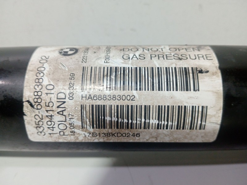 Recambio de juego amortiguadores trasero para bmw 3 (f30, f80) 318 d referencia OEM IAM 14941510  