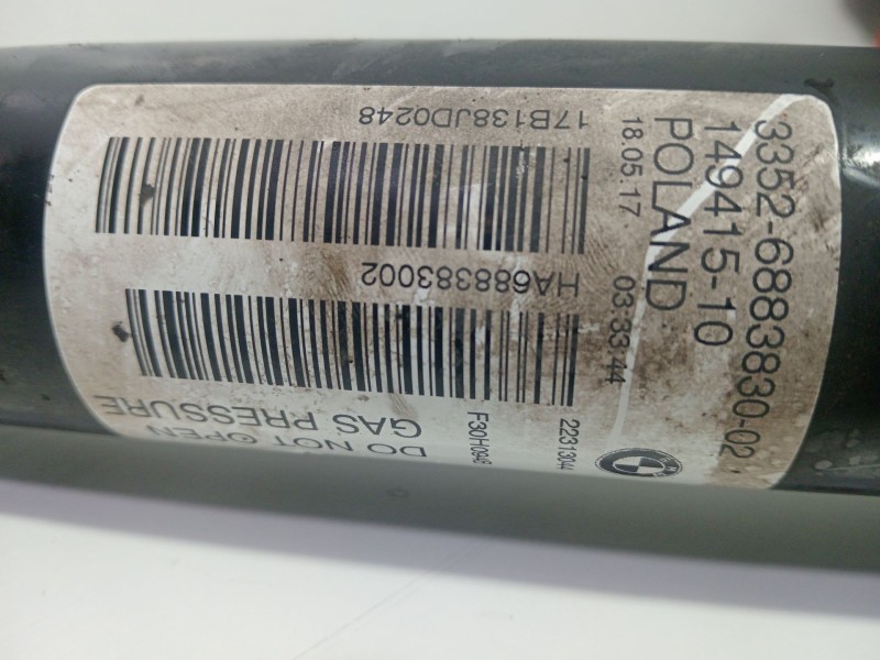 Recambio de juego amortiguadores trasero para bmw 3 (f30, f80) 318 d referencia OEM IAM 14941510  