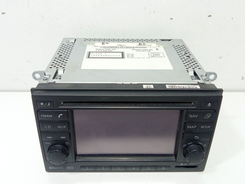 Recambio de pantalla multifuncion para nissan qashqai i (j10, nj10) 1.5 dci referencia OEM IAM 7612830032  