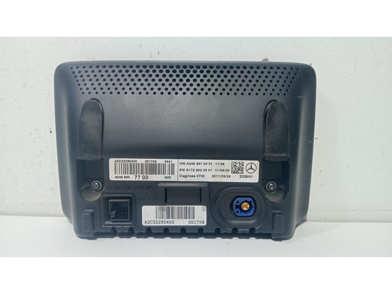 Recambio de pantalla multifuncion para mercedes-benz clase b sports tourer (w246, w242) b 180 cdi (246.200) referencia OEM IAM O
