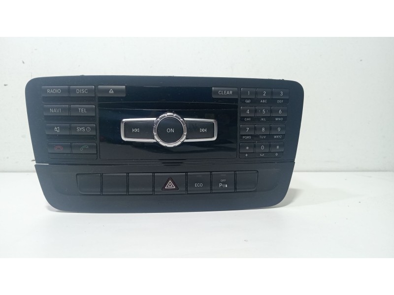 Recambio de sistema audio / radio cd para mercedes-benz clase b sports tourer (w246, w242) b 180 cdi (246.200) referencia OEM IA