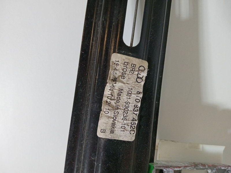 Recambio de elevalunas delantero derecho para audi a5 (8t3) 2.0 tdi referencia OEM IAM 8T0837462c  