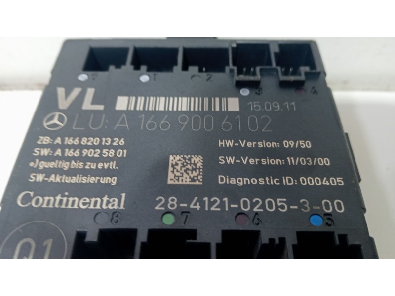 Recambio de modulo electronico para mercedes-benz clase b sports tourer (w246, w242) b 180 cdi (246.200) referencia OEM IAM A166