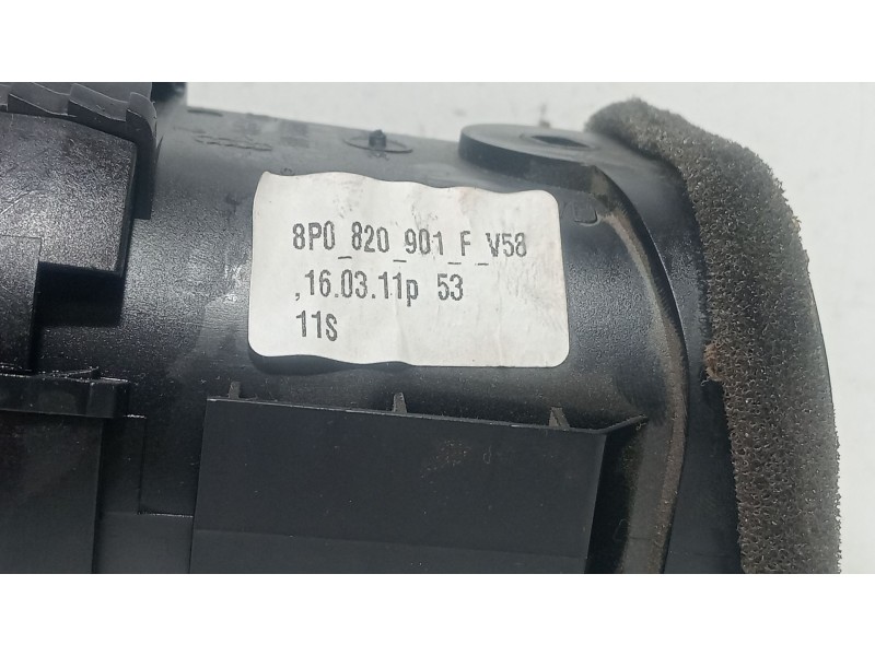 Recambio de rejilla aireadora para audi a3 (8p1) 1.6 tdi referencia OEM IAM 8P0820901c  