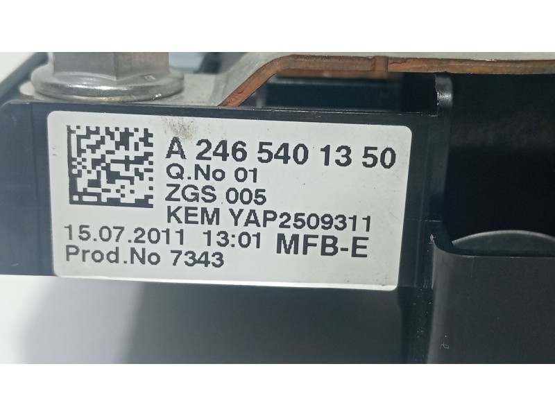 Recambio de caja reles / fusibles para mercedes-benz clase b sports tourer (w246, w242) b 180 cdi (246.200) referencia OEM IAM a