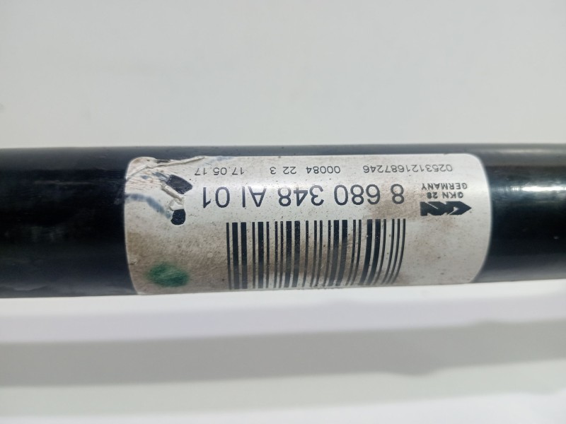 Recambio de transmision trasera derecha para bmw 3 (f30, f80) 318 d referencia OEM IAM 33208680348  