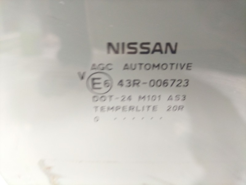 Recambio de luna trasera derecha para nissan qashqai i (j10, nj10) 1.5 dci referencia OEM IAM QASHQAI I (J10 NJ10) 1.5 dCi 2006 