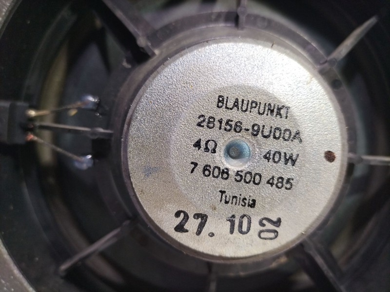 Recambio de altavoz para nissan qashqai i (j10, nj10) 1.5 dci referencia OEM IAM 281569U00A  