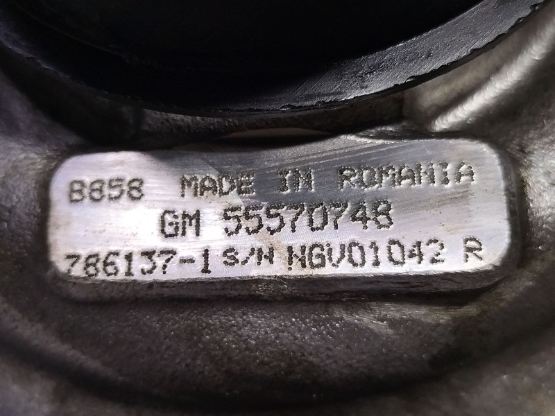 Recambio de turbocompresor para opel insignia a (g09) 2.0 cdti (68) referencia OEM IAM 55570748  