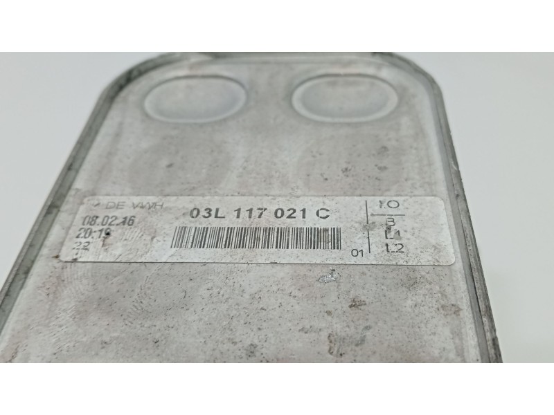 Recambio de enfriador aceite motor para skoda fabia iii (nj3) 1.4 tdi referencia OEM IAM 03L117021c  