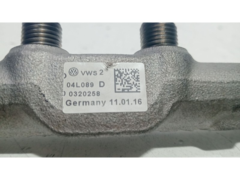 Recambio de rampa inyectora para audi a3 (8p) 2.0 tdi ambition (103kw) referencia OEM IAM 04L089  
