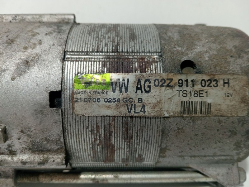 Recambio de motor arranque para volkswagen passat b6 (3c2) 1.9 tdi referencia OEM IAM 02Z911023H  