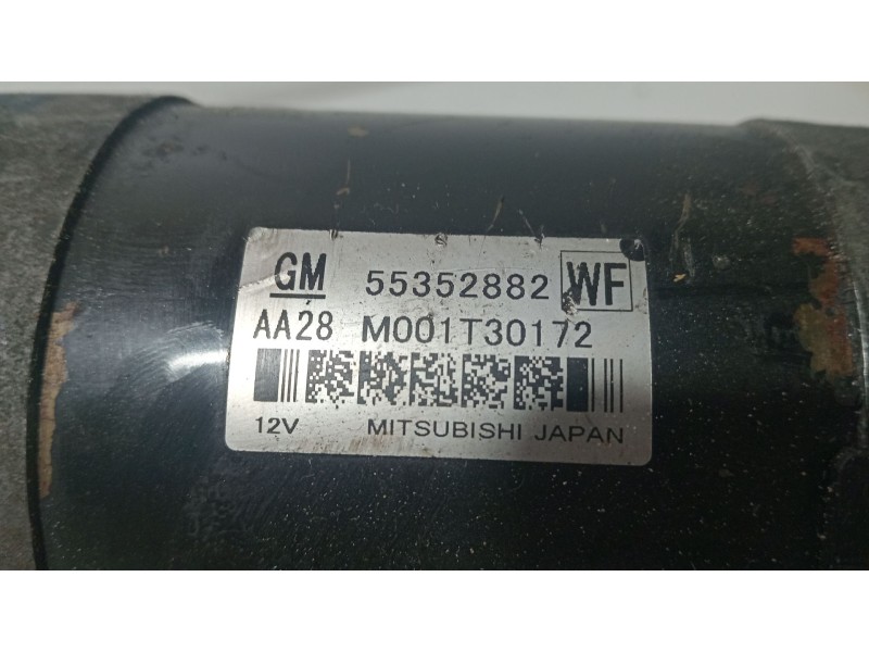 Recambio de motor arranque para opel insignia a (g09) 2.0 cdti (68) referencia OEM IAM 55352882  