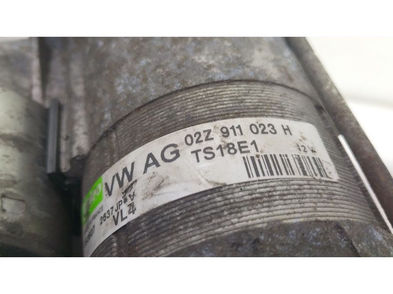 Recambio de motor arranque para seat ibiza (6l1) 1.9 tdi referencia OEM IAM 02Z911023H  