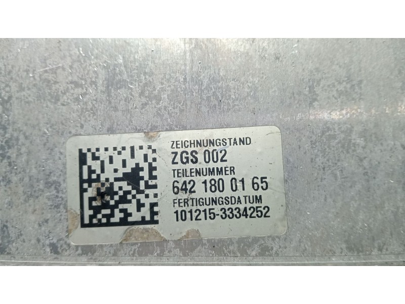 Recambio de enfriador aceite motor para mercedes-benz clase r (w251) 320 cdi l (251.122) referencia OEM IAM 6421800165  