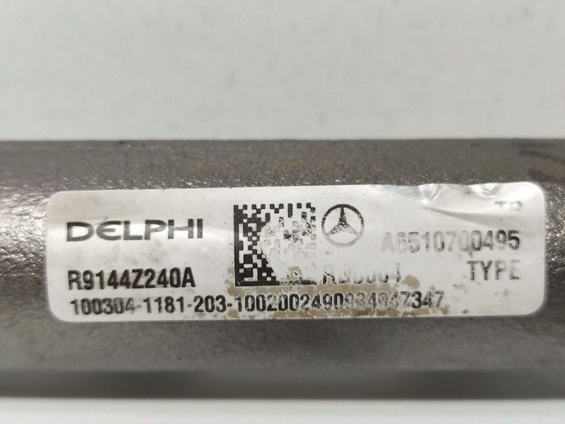 Recambio de rampa inyectora para mercedes-benz clase c (w204) c 220 cdi (204.002) referencia OEM IAM A6510700495  