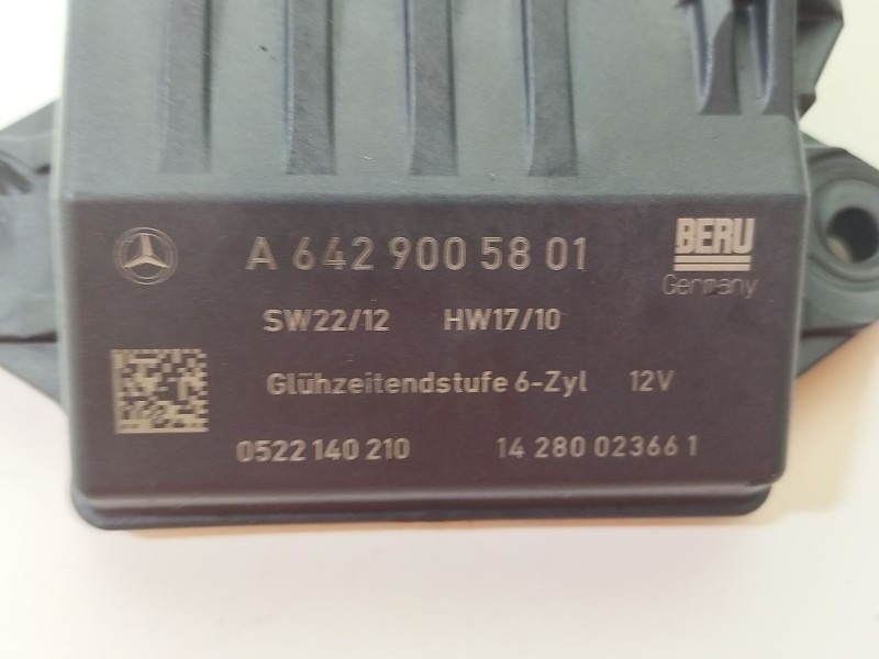 Recambio de caja precalentamiento para mercedes-benz clase s (w221) berlina 320 / 350 cdi (221.022) referencia OEM IAM A64290058