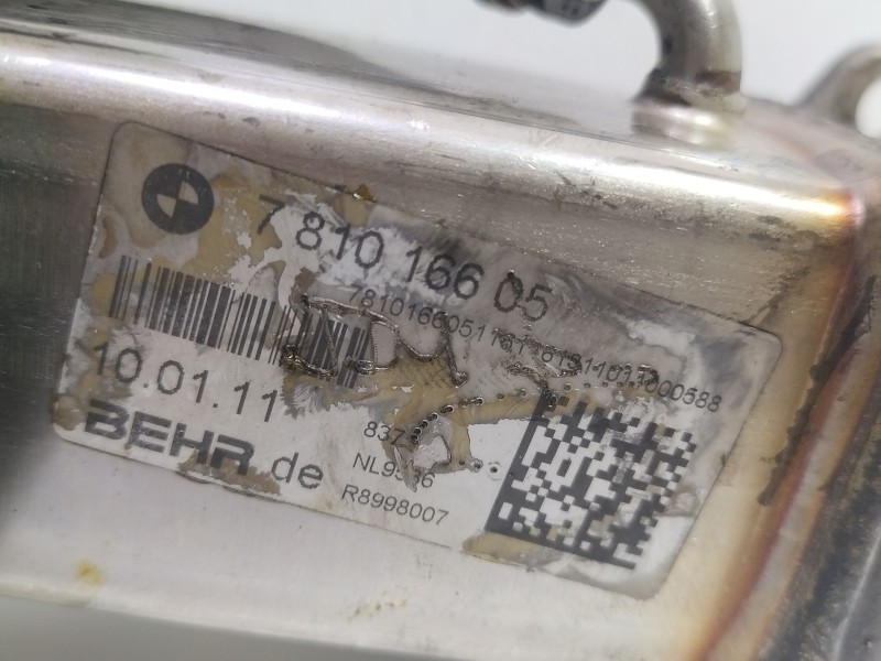 Recambio de enfriador egr para bmw serie 1 berlina (e81/e87) 2.0 16v diesel referencia OEM IAM 781016605  