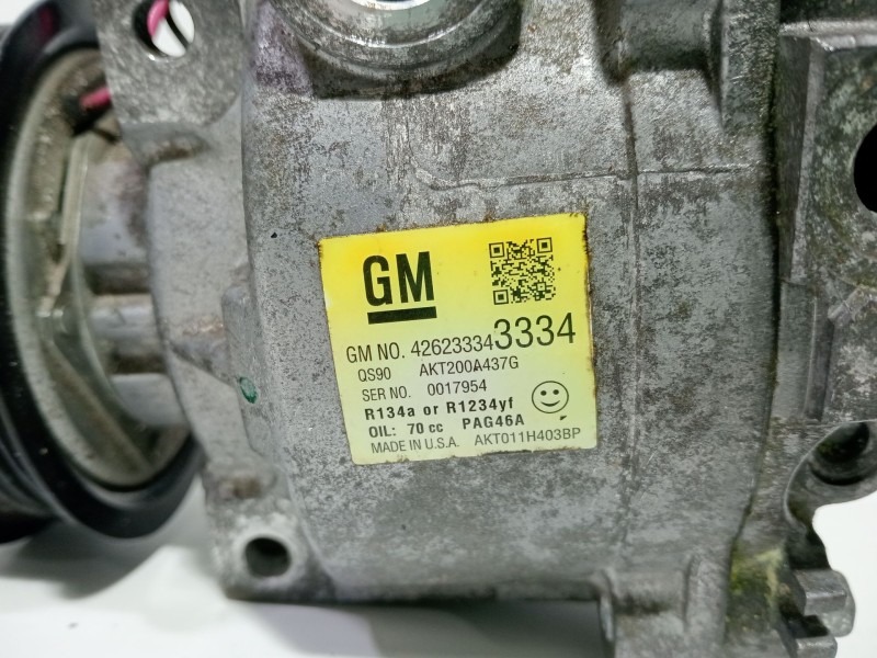 Recambio de compresor aire acondicionado para opel mokka / mokka x (j13) 1.4 (_76) referencia OEM IAM 42623334  