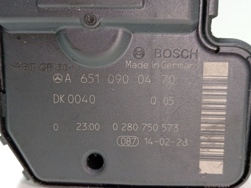 Recambio de caja mariposa para mercedes-benz clase c (w202) c 220 (202.022) referencia OEM IAM A6510900470  