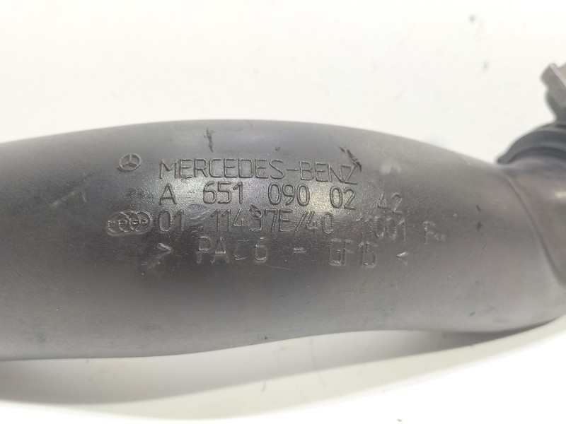 Recambio de tubo para mercedes-benz clase c (w204) berlina 2.1 cdi cat referencia OEM IAM A6510900242  