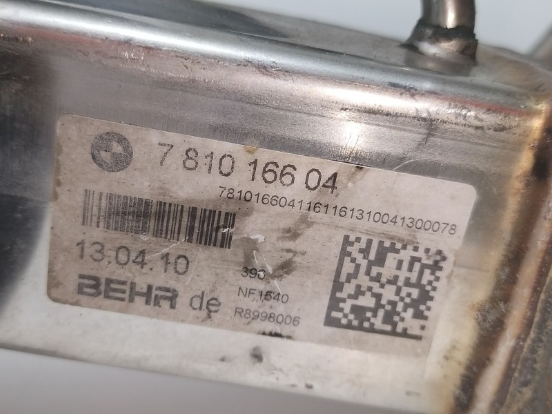 Recambio de enfriador egr para bmw serie 3 berlina (e90) 2.0 turbodiesel cat referencia OEM IAM 781016604  