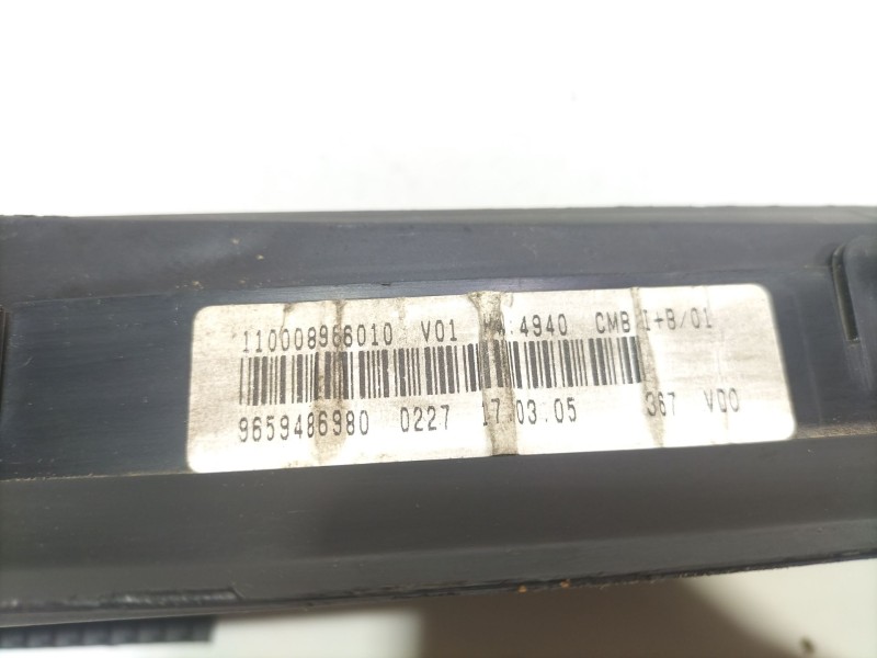 Recambio de cuadro instrumentos para citroën xsara picasso 2.0 hdi cat (rhy / dw10td) referencia OEM IAM 9659486980  