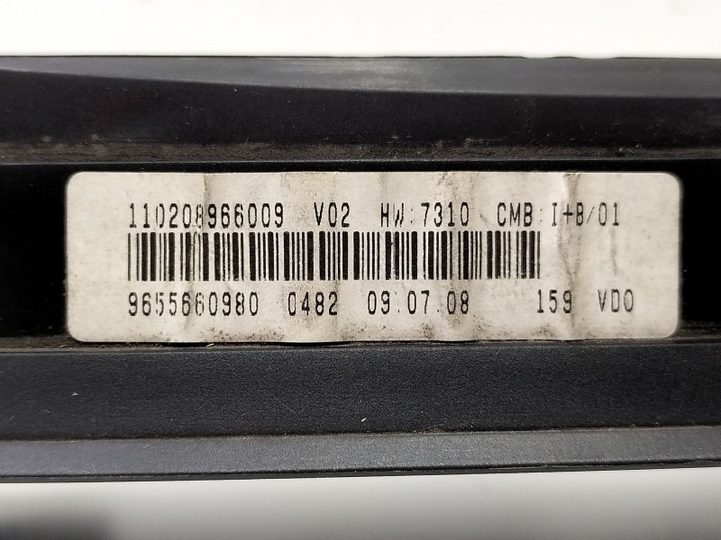 Recambio de cuadro instrumentos para citroën xsara picasso 2.0 hdi x referencia OEM IAM 9655660980  