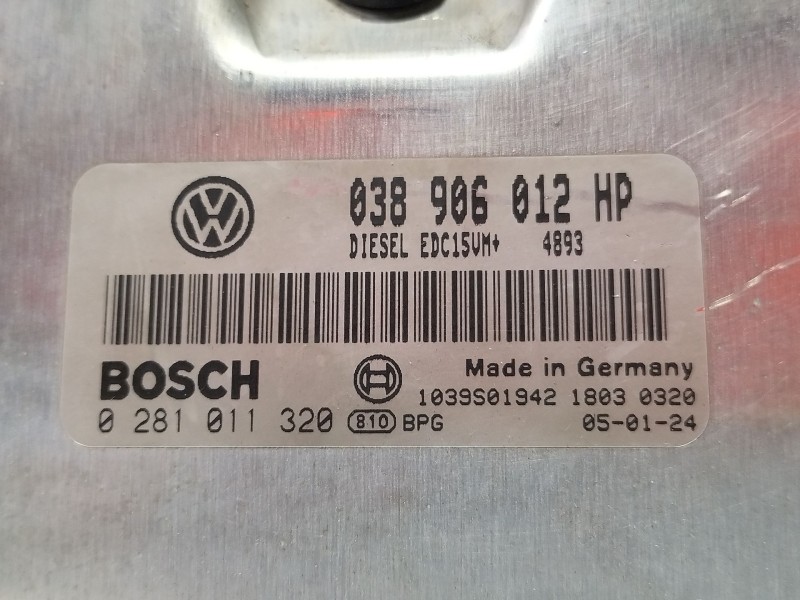 Recambio de centralita motor uce para seat cordoba (6l2) 1.9 sdi referencia OEM IAM 038906012HP  