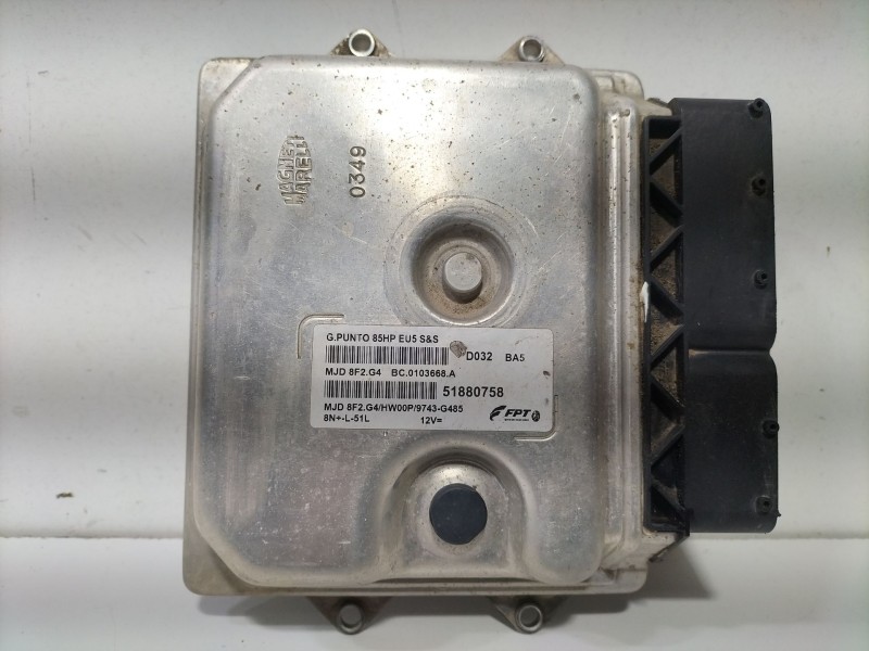 Recambio de centralita motor uce para fiat grande punto (199_) 1.3 d multijet referencia OEM IAM 51880758  