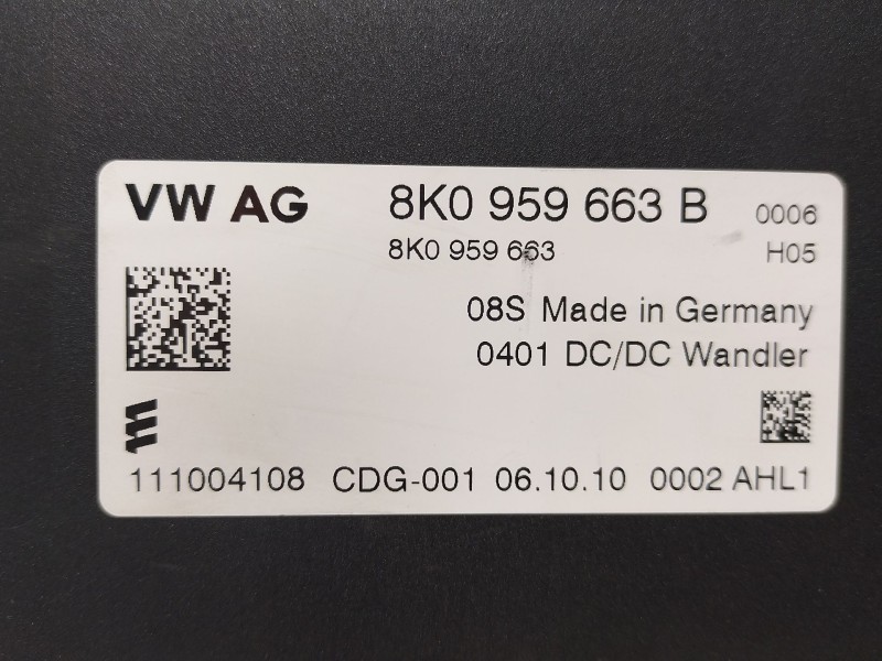 Recambio de modulo electronico para audi a5 (8t3) 2.0 tdi referencia OEM IAM 8K0959663B  