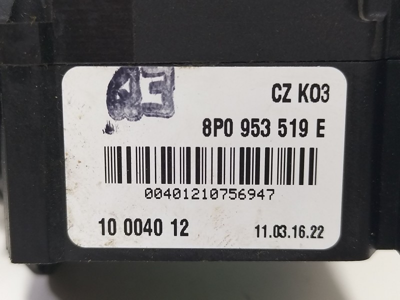 Recambio de mando limpia para audi a3 (8p1) 1.6 tdi referencia OEM IAM 8P0953519E  