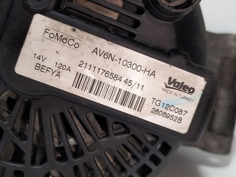Recambio de alternador para ford focus iii 1.6 ti referencia OEM IAM AV6N10300HA  