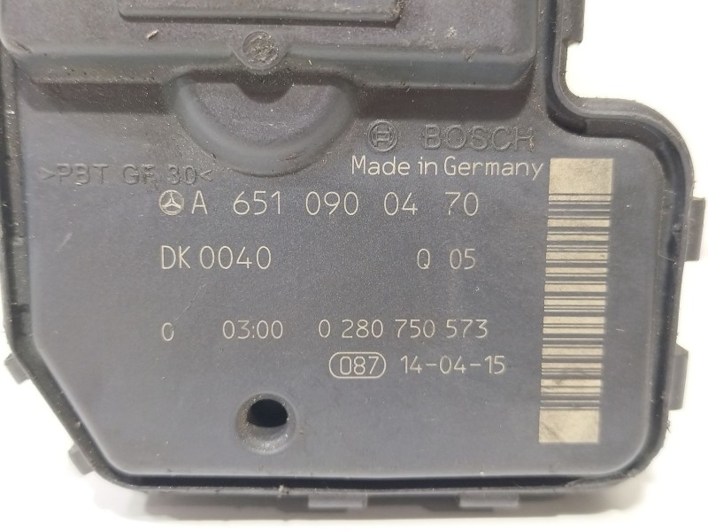 Recambio de caja mariposa para mercedes-benz clase b (w246) b 200 cdi (246.208) referencia OEM IAM A6510900470  