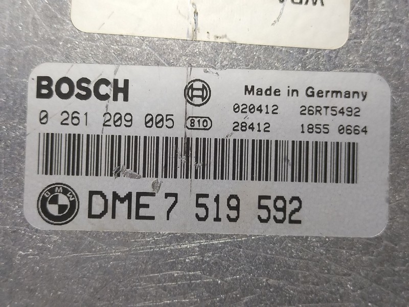 Recambio de centralita motor uce para bmw serie 3 coupe (e46) 318 ci referencia OEM IAM 0261209005  